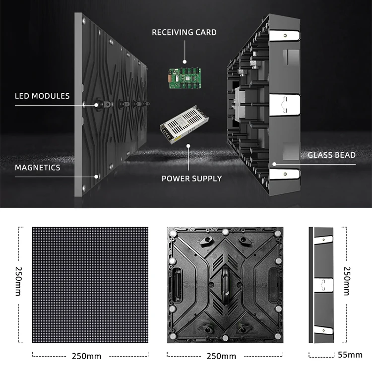 XINTAI LED p2.6 indoor fixed led display_13 XINTAI LED p2.6 feste LED-Anzeige für den Innenbereich_13